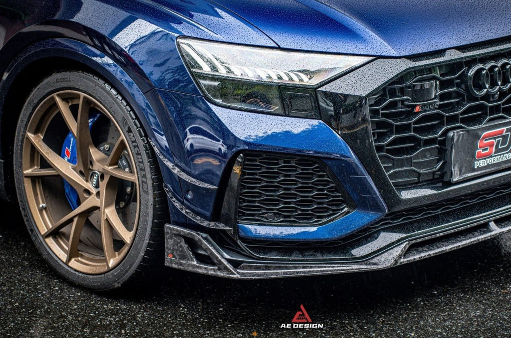 Armorextend "ART" Pre-preg Carbon Fiber Front Bumper Canards for Audi RSQ8 2021-ON - Performance SpeedShop